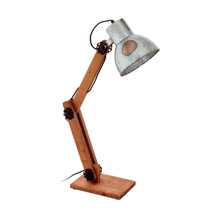 

Настольная лампа Frizington с серым плафоном