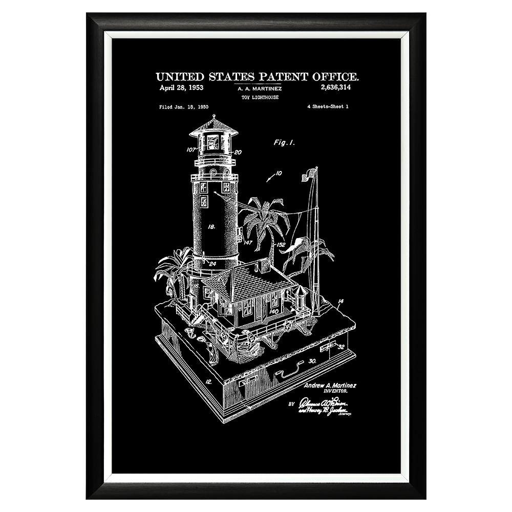 Арт-постер патент на игрушку-конструктор маяк
Арт-постер патент на игрушку-конструктор маяк