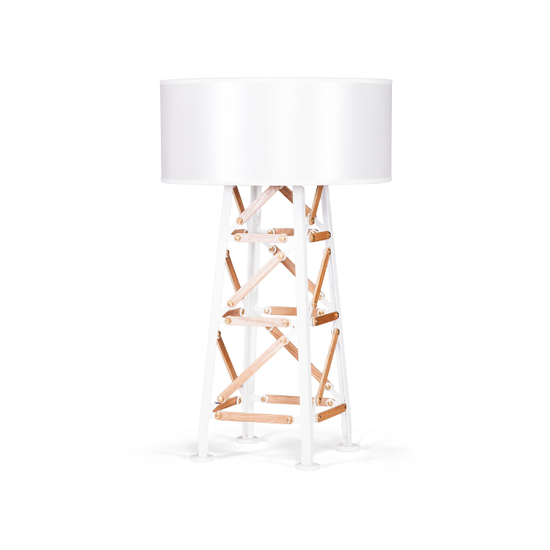 Лампа настольная Construction с белым абажуром
Лампа настольная Construction с белым абажуром