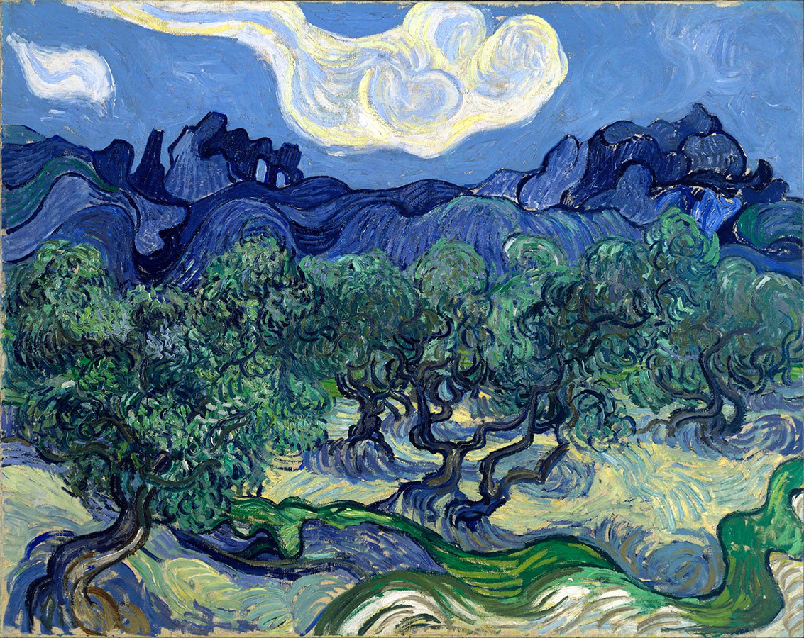 Репродукция картины на холсте Olive Trees With The Alpilles in The Background 1889 г.
Репродукция картины на холсте Olive Trees With The Alpilles in The Background 1889 г.