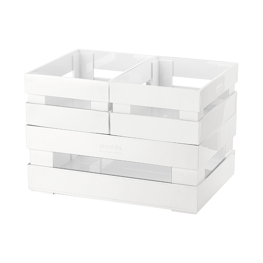 

Набор из трех ящиков Tidy Store белого цвета