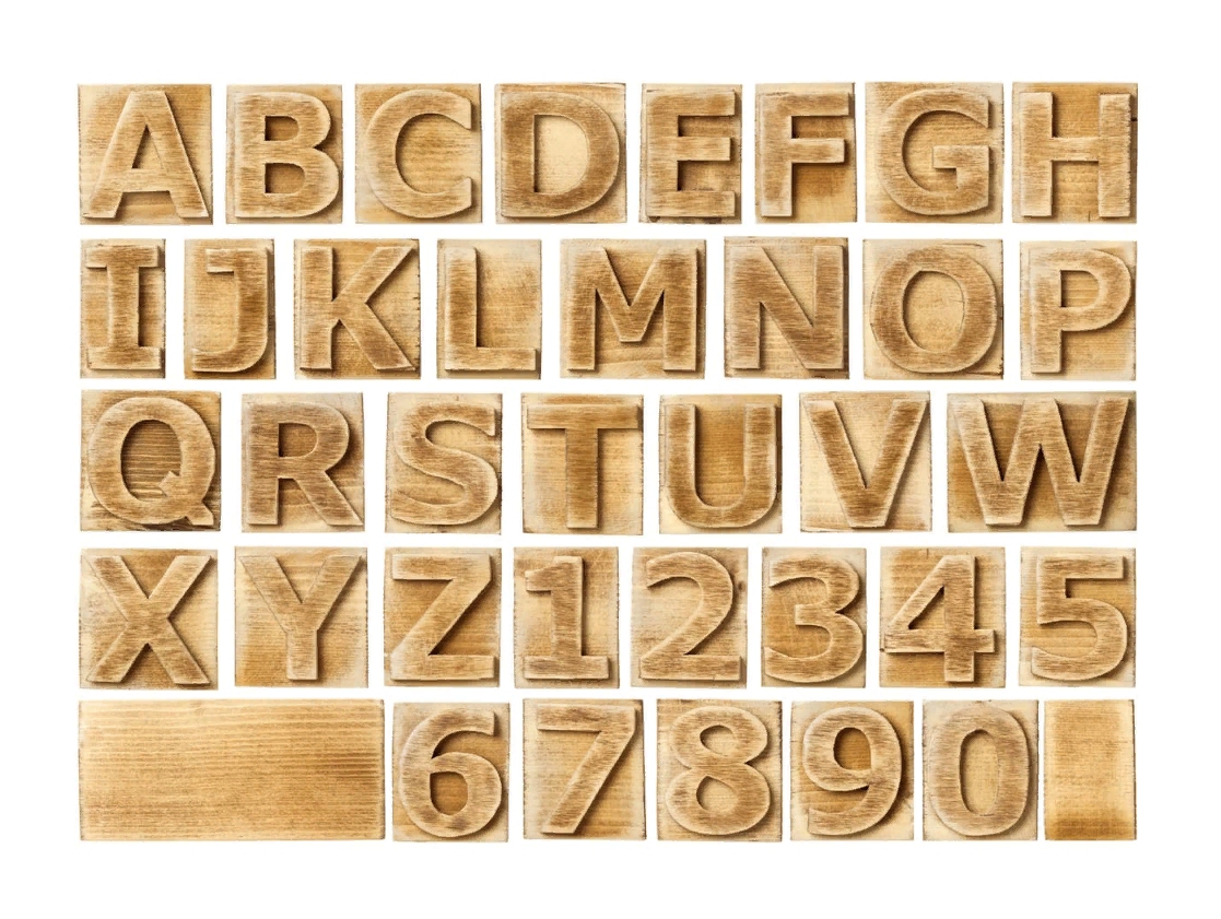 

Дизайнерские обои Block Letters