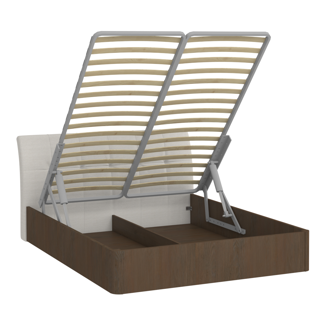 

Кровать сиена 140х200 с изголовьем молочного цвета и подъемным механизмом