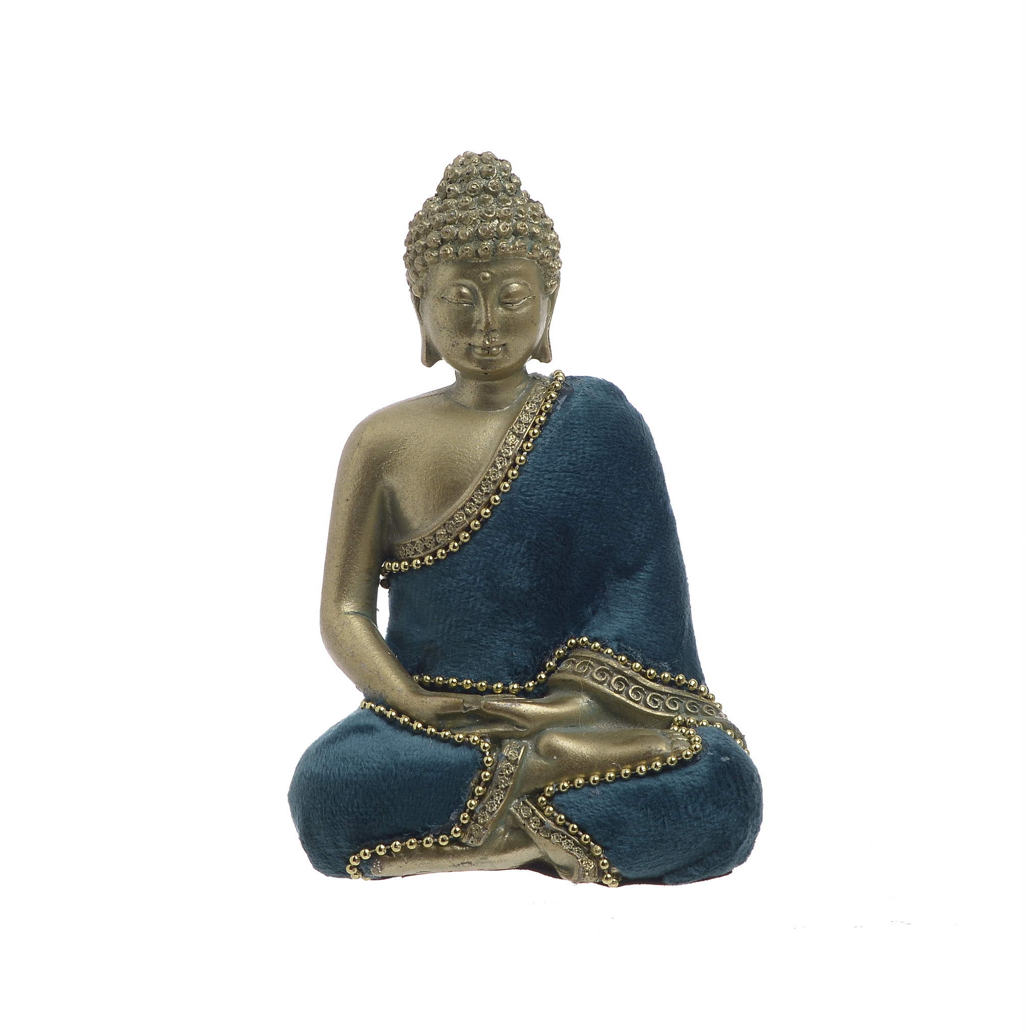 

Статуэтка Buddha сине-золотого цвета