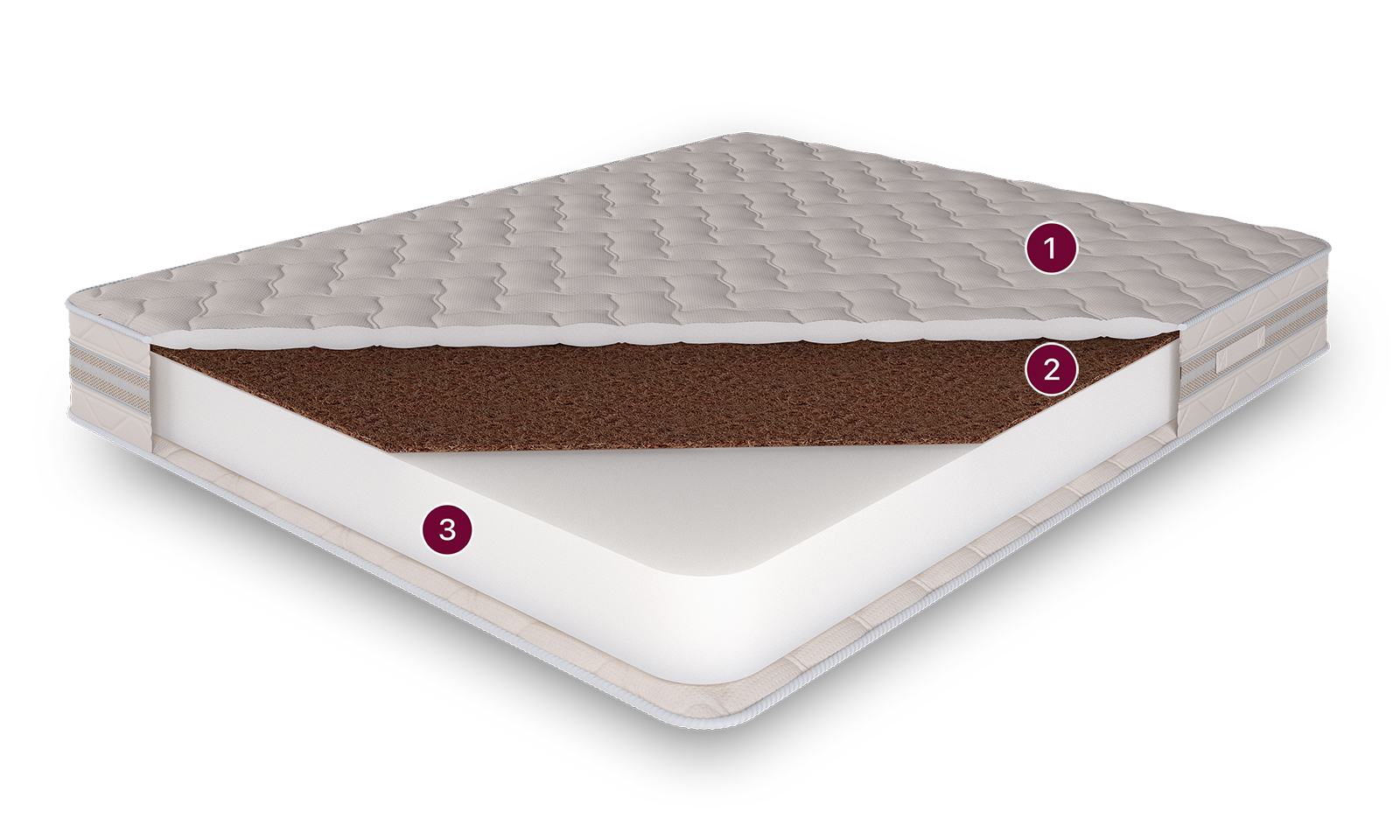 

Беспружинный матрас дионис с трикотажным чехлом 160x200