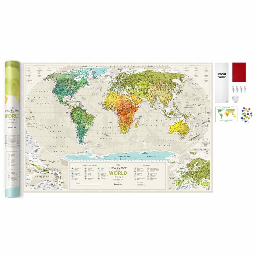 

Карта Travel Map Geograghy World