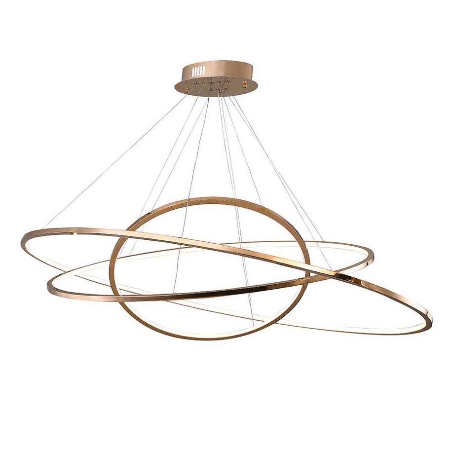 

Подвесной светодиодный светильник золотого цвета