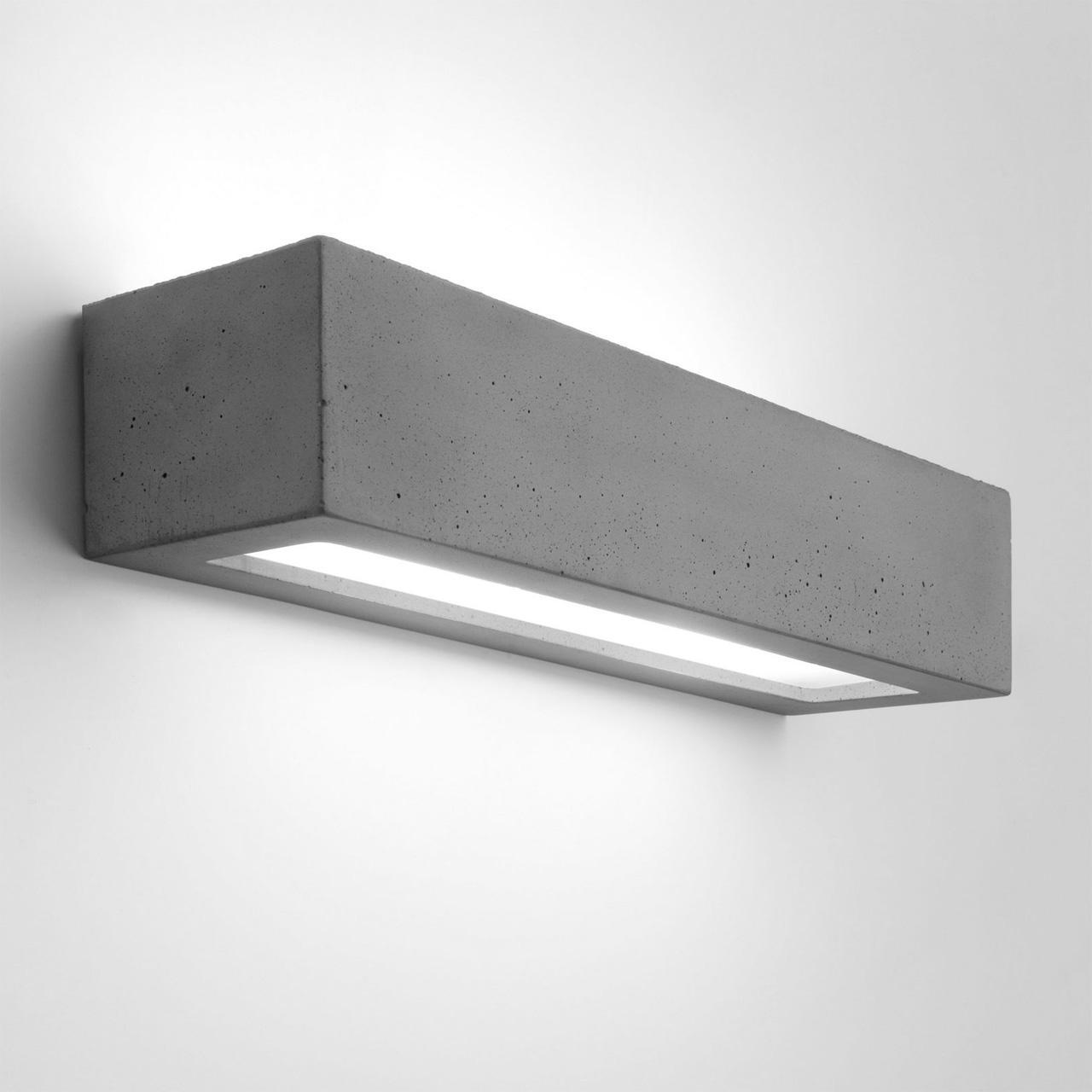 

Настенный светильник Solid из бетона