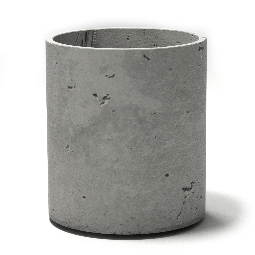 

Кашпо Cylinder из бетона