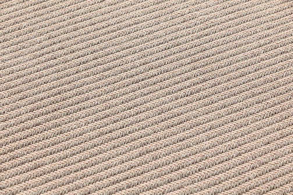 

Большая подушка-рол Diagonal Almond-Ivory цвета слоновой кости