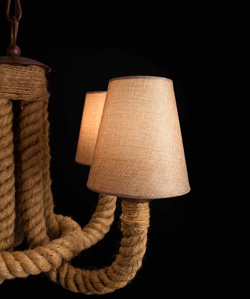 

Подвесная люстра Arte Lamp "Corda" в кантри стиле