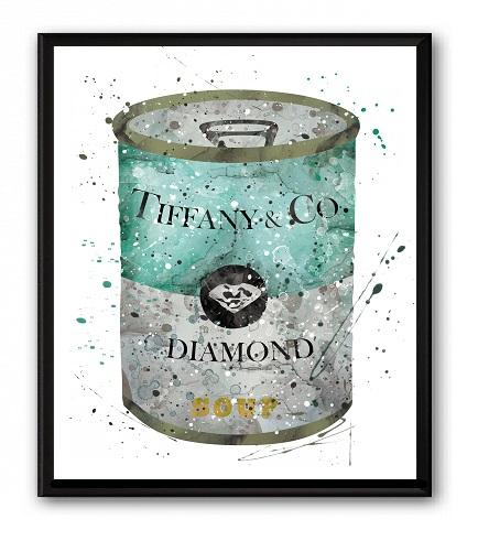 

Постер Soup Tiffany &Amp; co а4 на бумаге