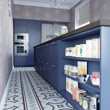Фото из портфолио Blue kitchen – фотографии дизайна интерьеров на INMYROOM