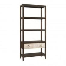 Стеллаж GREGORY BOOKCASE WITH DRAWER - BROWN Стеллаж GREGORY BOOKCASE WITH DRAWER - BROWN