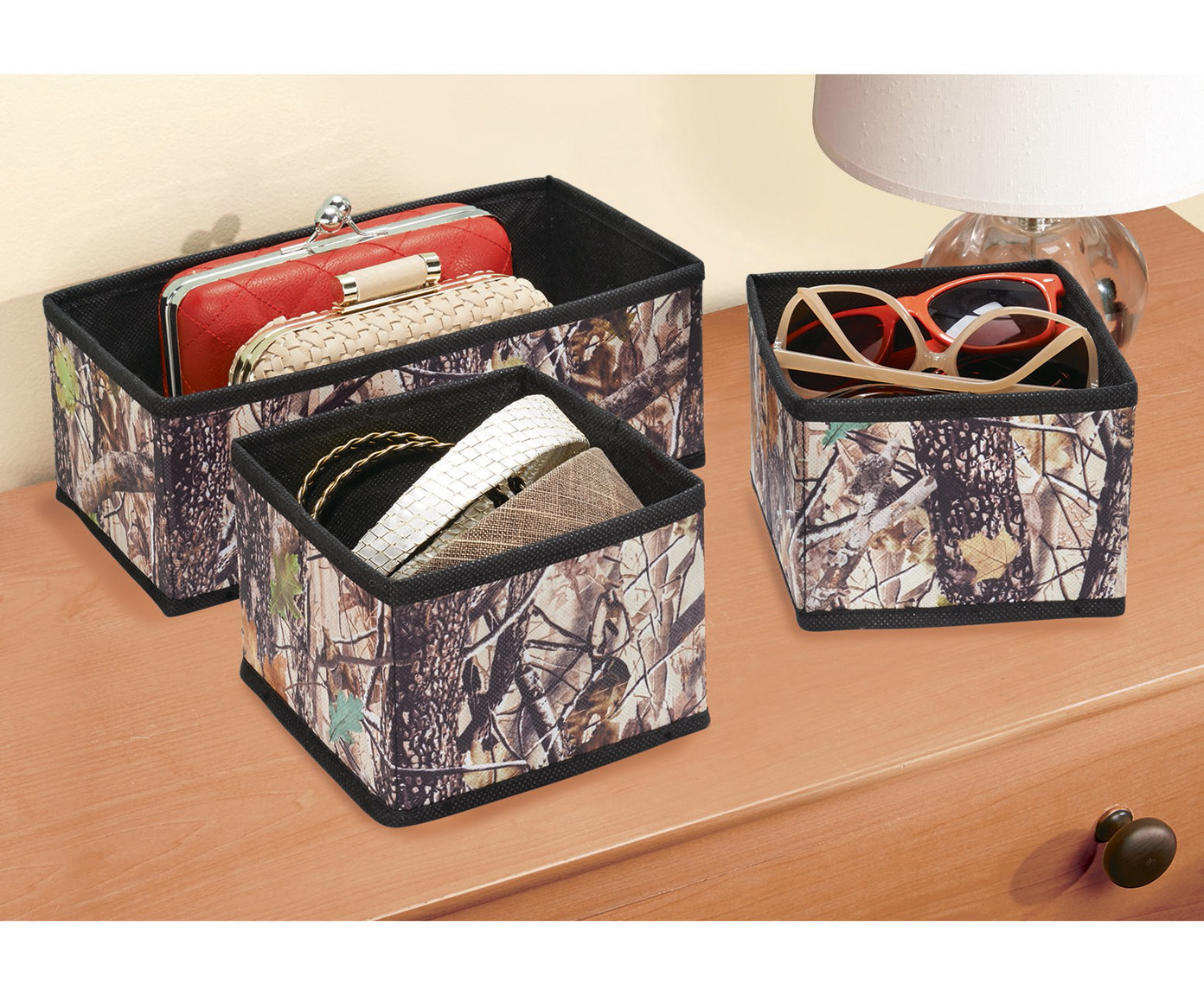 

Набор из трех корзины из полипропилена