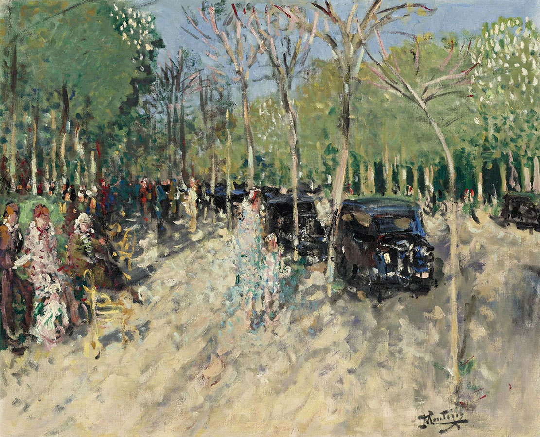 

Репродукция картины на холсте Spring at The Forest 1929 г.
