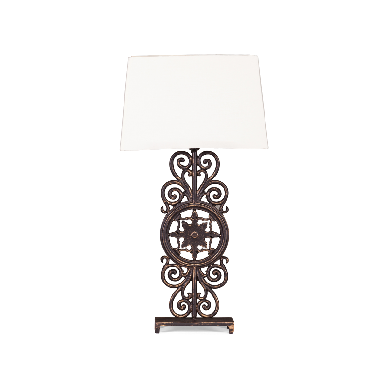 

Лампа настольная Falla с белым абажуром