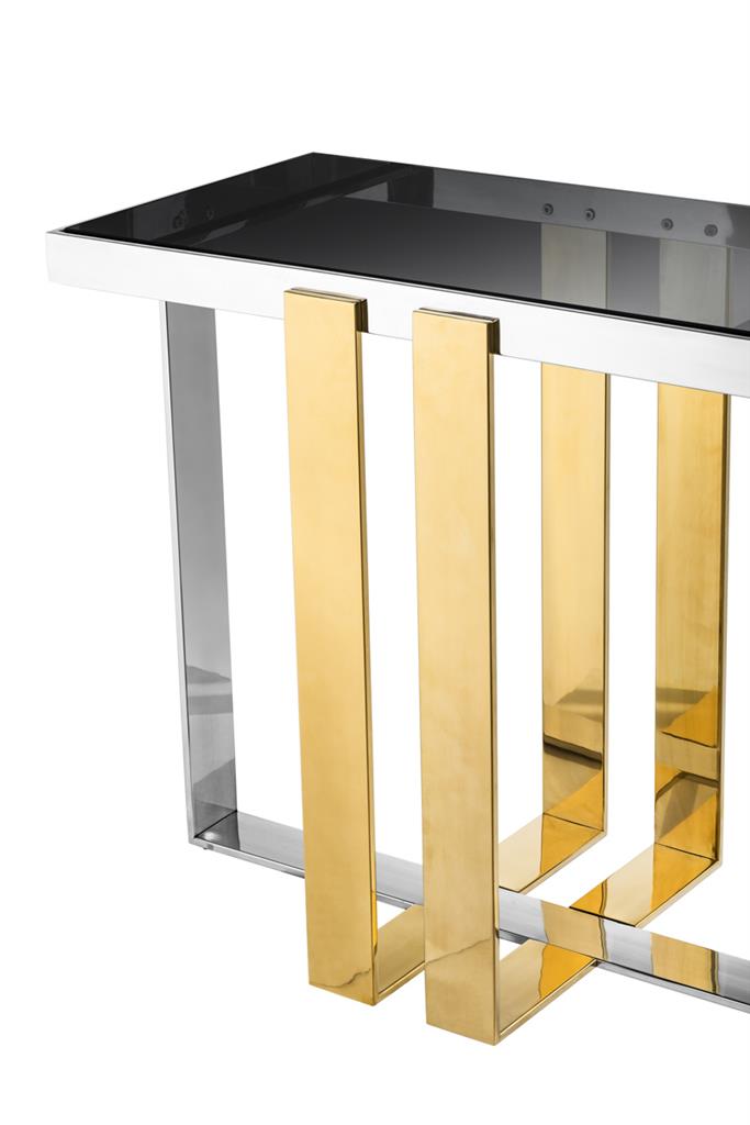 

Консоль Eichholtz Table Belgo со столешницей из плотного стекла
