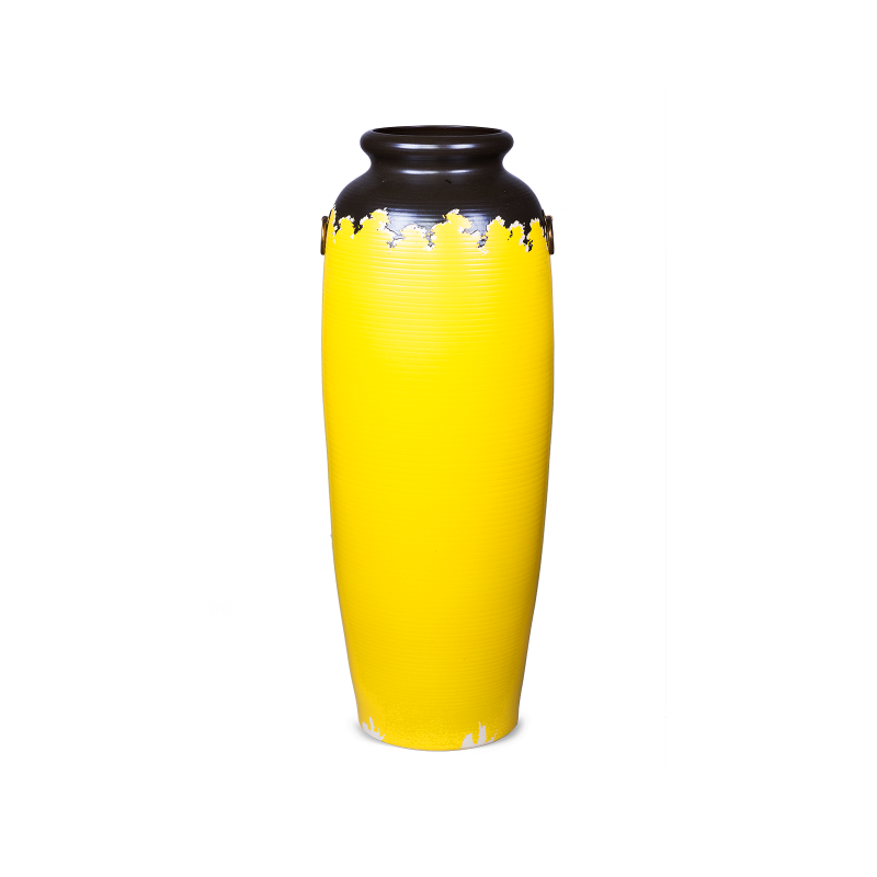

Ваза напольная Canary желтого цвета