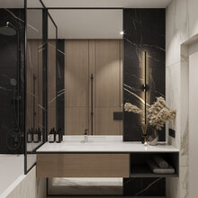 Фото из портфолио Проект квартиры, в которой царят легкость и свет – фотографии дизайна интерьеров на INMYROOM