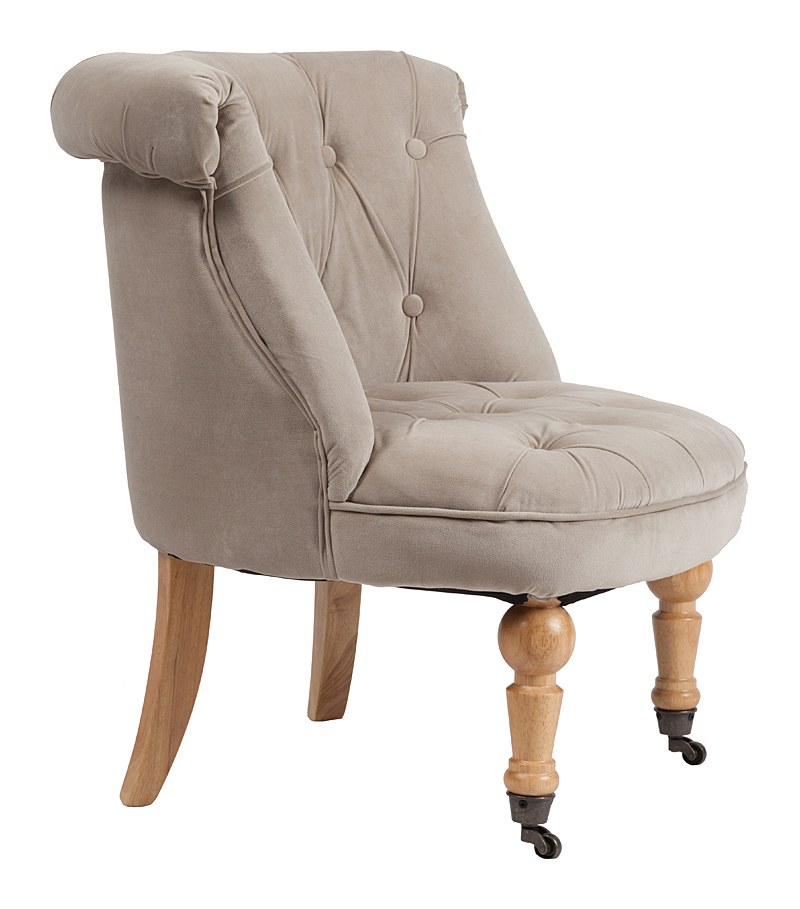 

Кресло Amelie French Country Chair серо-бежевого цвета