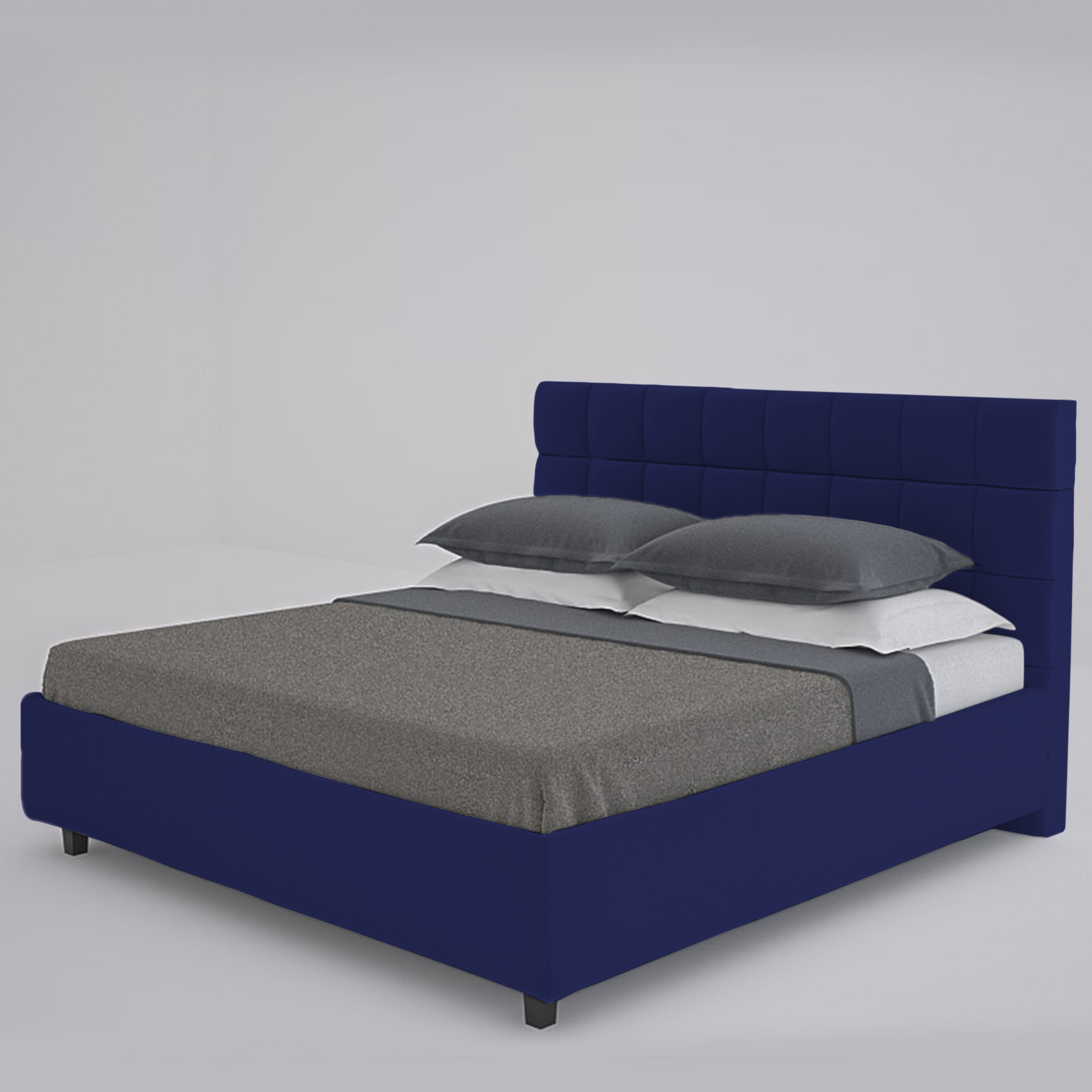 Кровать Ancona синяя 200х200