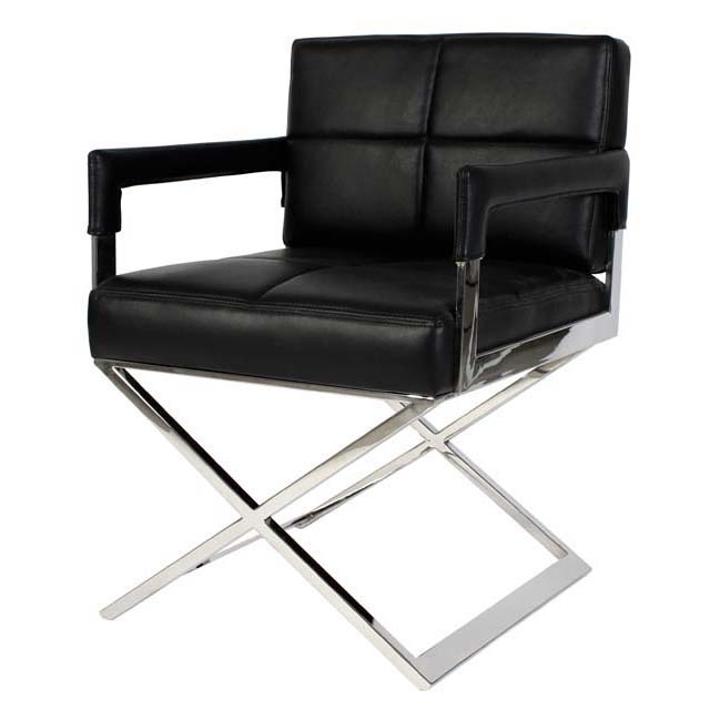 

Черное кресло Eichholtz Chair Desk Cross