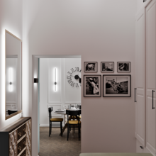 Фото из портфолио Проект квартиры в стиле винтаж в сочетании с современной мебелью – фотографии дизайна интерьеров на INMYROOM