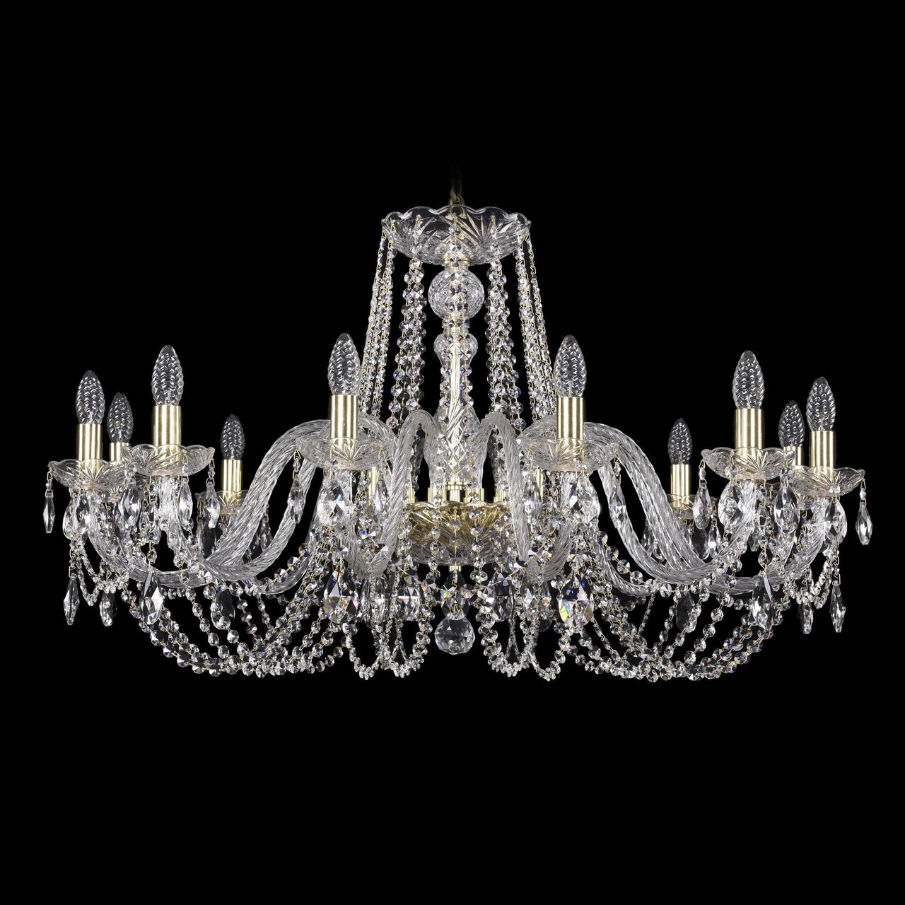 

Подвесная люстра Bohemia Ivele с хрустальными подвесками