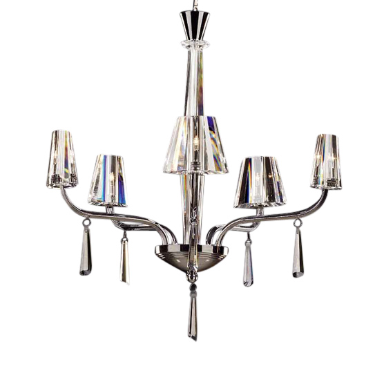 

Подвесная люстра mm Lampadari Crystal из стали и хрусталя