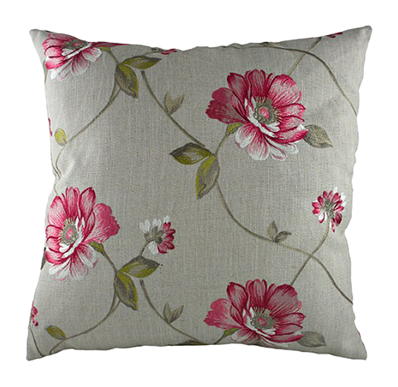 

Подушка с орнаментом Pink Flowers