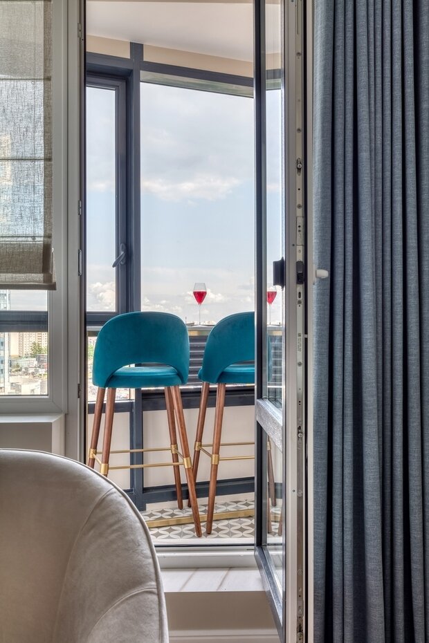 Фотография: Балкон в стиле Современный, Классический, Квартира, Проект недели, Санкт-Петербург, 3 комнаты, 60-90 метров, Олеся Парамонова – фото на INMYROOM