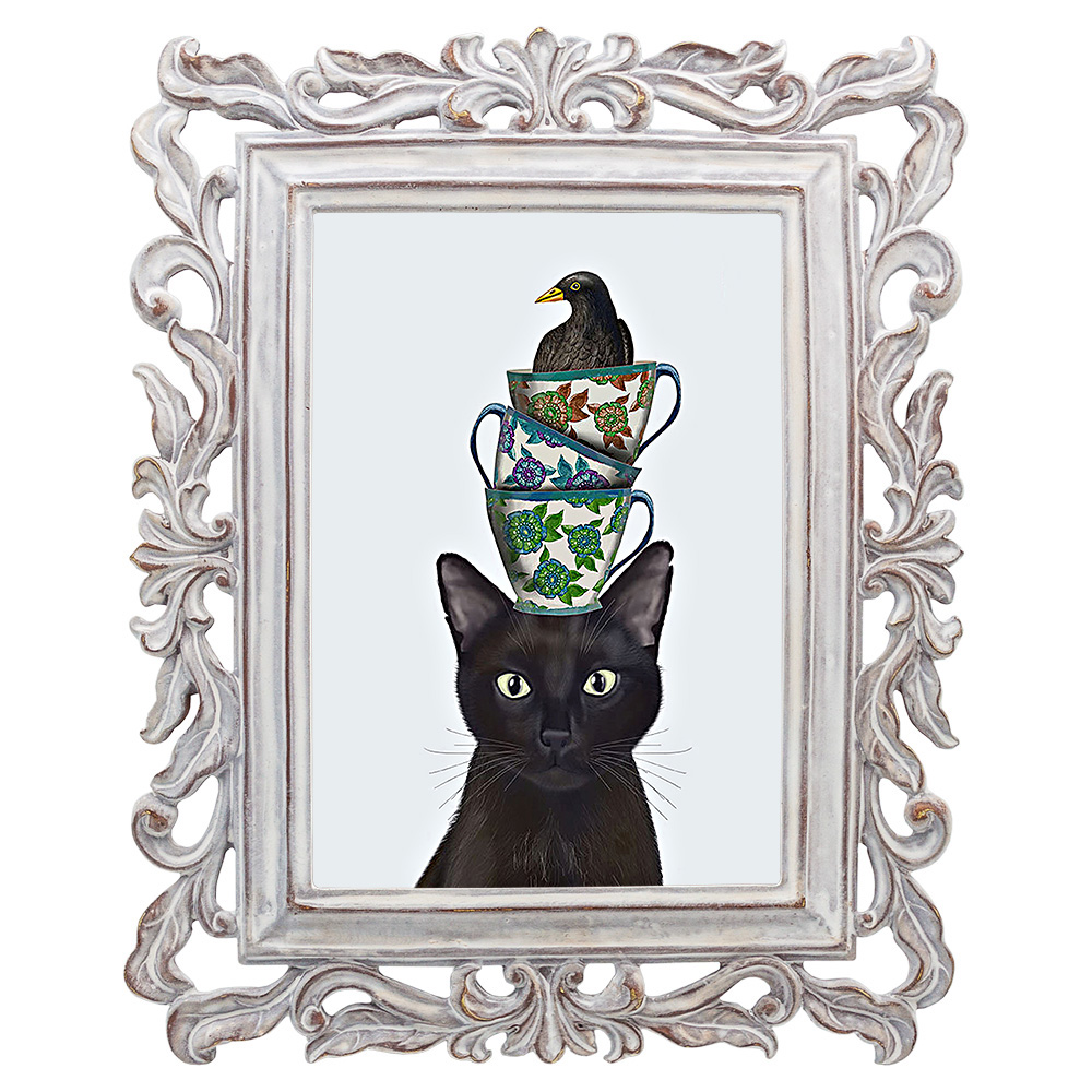 

Репродукция журфикс в раме агата