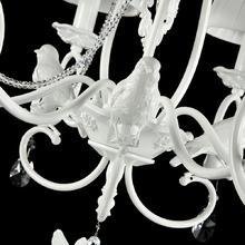 Подвесная люстра Maytoni Passarinho с белыми абажурами Подвесная люстра Maytoni Passarinho с белыми абажурами