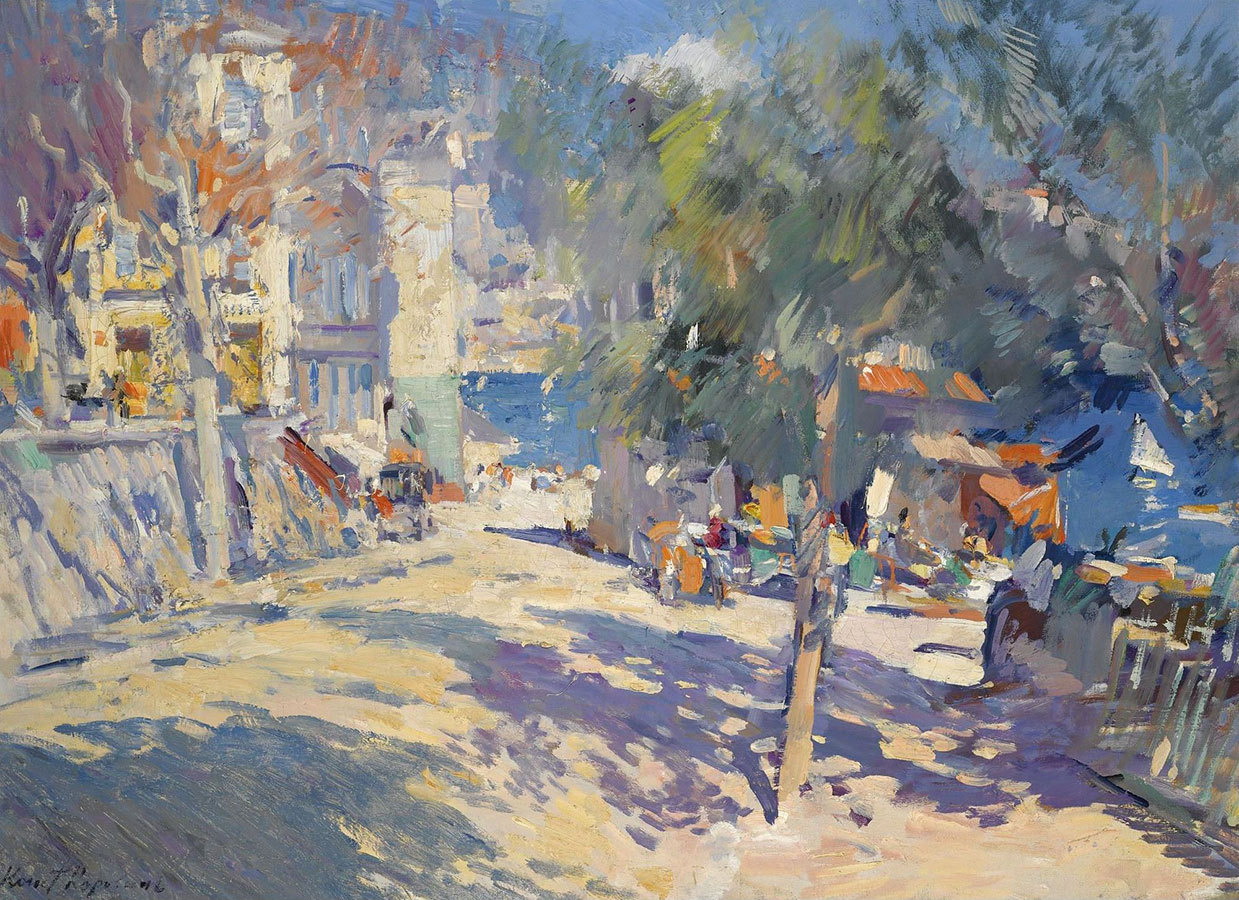 

Репродукция картины на холсте View of The South of France