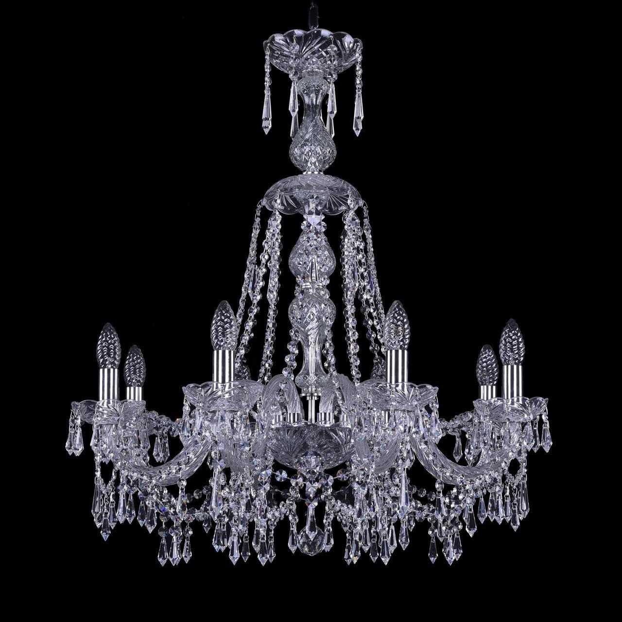 

Подвесная люстра с хрустальными подвесками