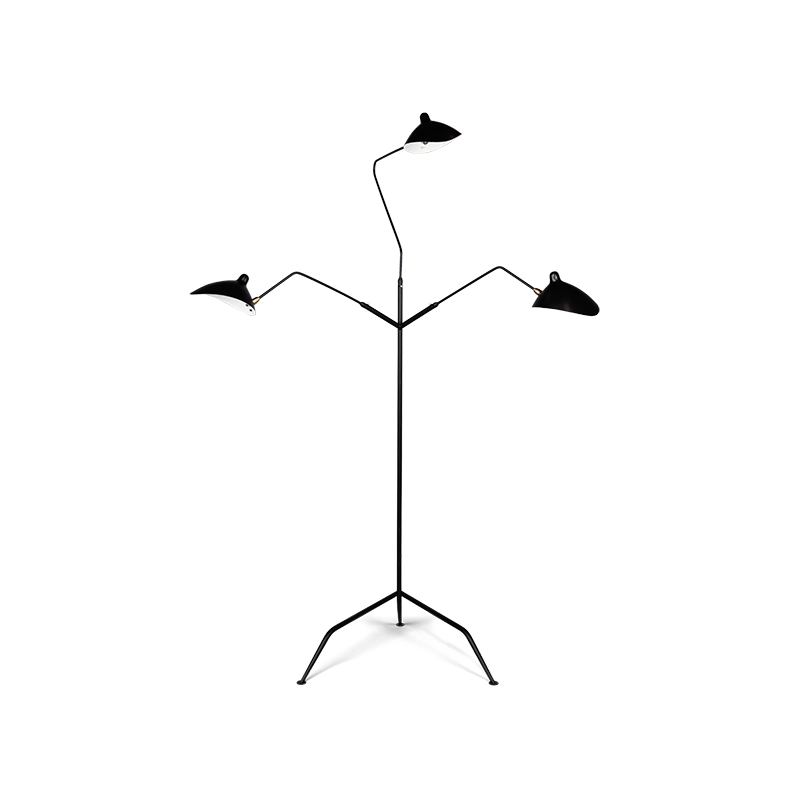 

Торшер 3 Sconce Mouille черного цвета