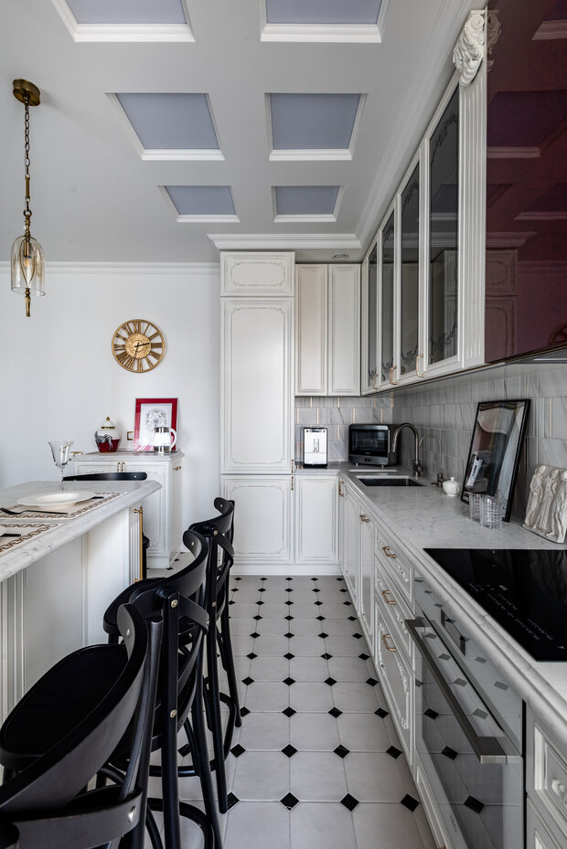 Кухня и столовая серого цвета — 46276 фото и идей оформления интерьера
