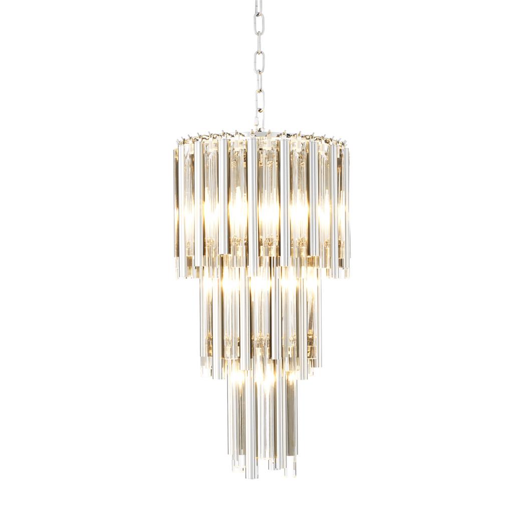 

Люстра подвесная Chandelier Gigi s серебристого цвета