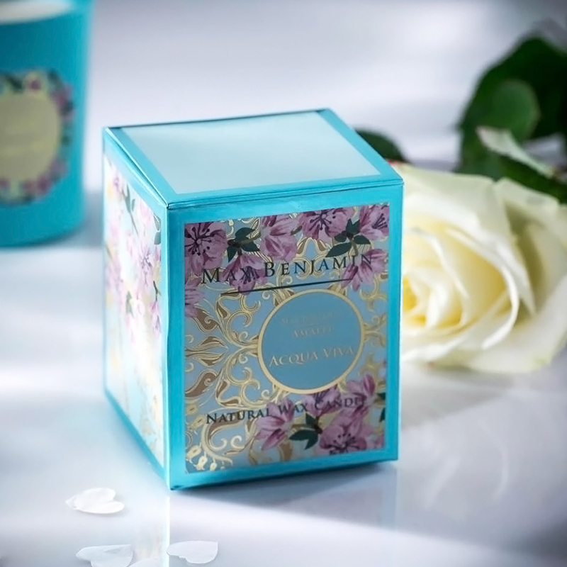

Ароматическая свеча Amalfi Acqua Viva бирюзового цвета