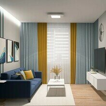 Фото из портфолио Дизайн интерьера в двухкомнатной квартире 46м2 – фотографии дизайна интерьеров на INMYROOM