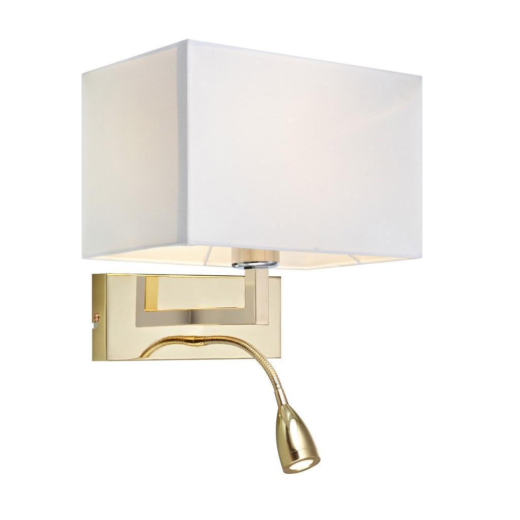 

Бра Savoy с белым плафоном