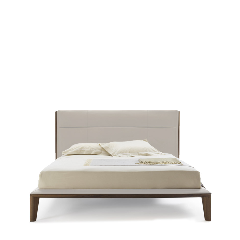 

Кровать Monique Queen Size 160х200 с обивкой серого цвета