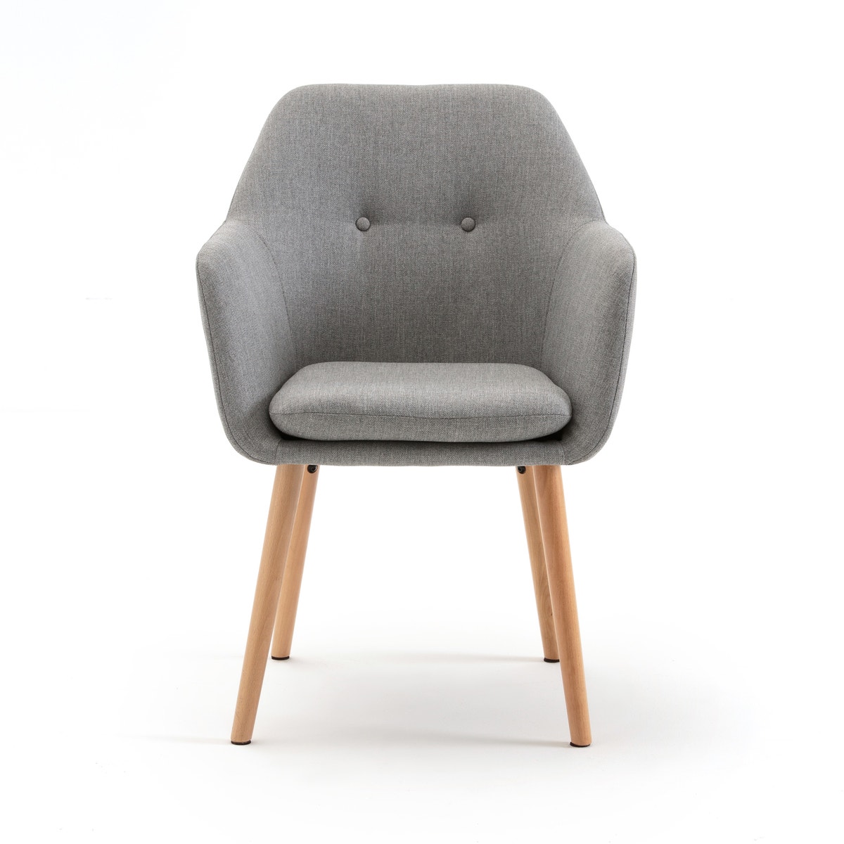 

Обеденное кресло Jimi с серой обивкой