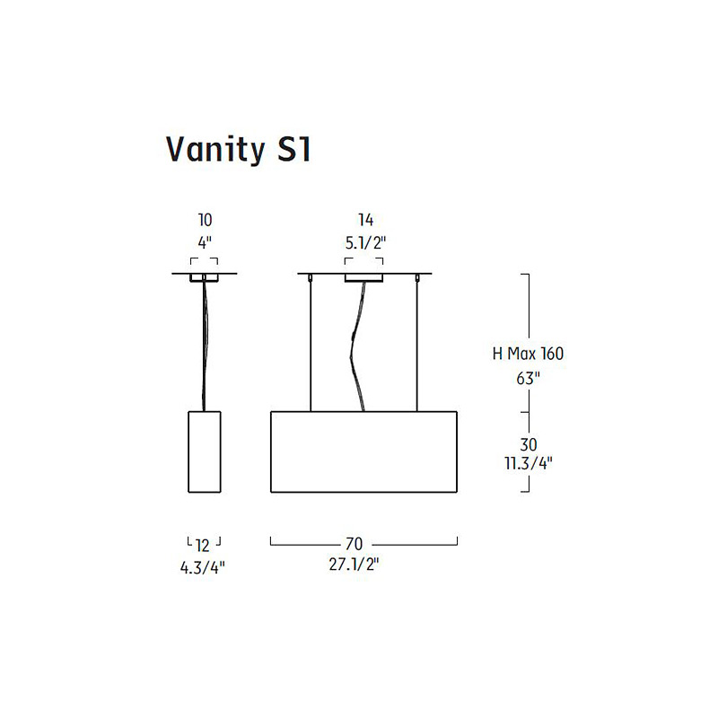 

Подвесной светильник Leucos Vanity с плафоном из плиссированной ткани