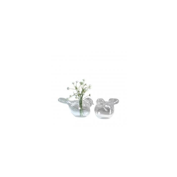GLASS BIRD VASE GLASS BIRD VASE