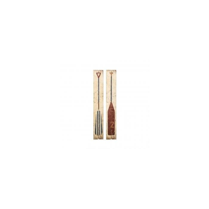 Декор для стен Wood Wall Plaque with Painted Oar Декор для стен Wood Wall Plaque with Painted Oar