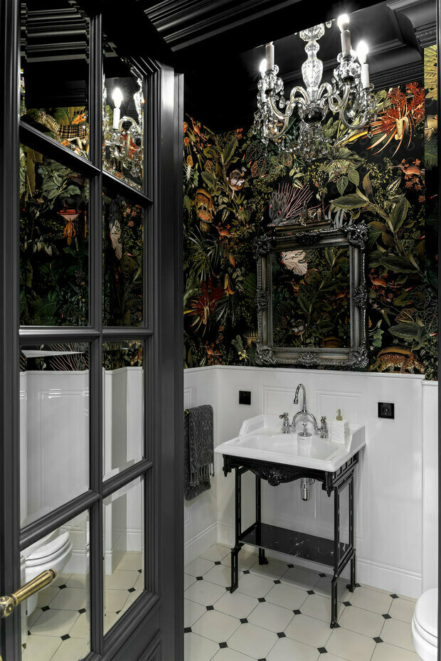 Фотография: Ванная в стиле Классический, Эклектика, Проект недели, 3 комнаты, 60-90 метров – фото на INMYROOM