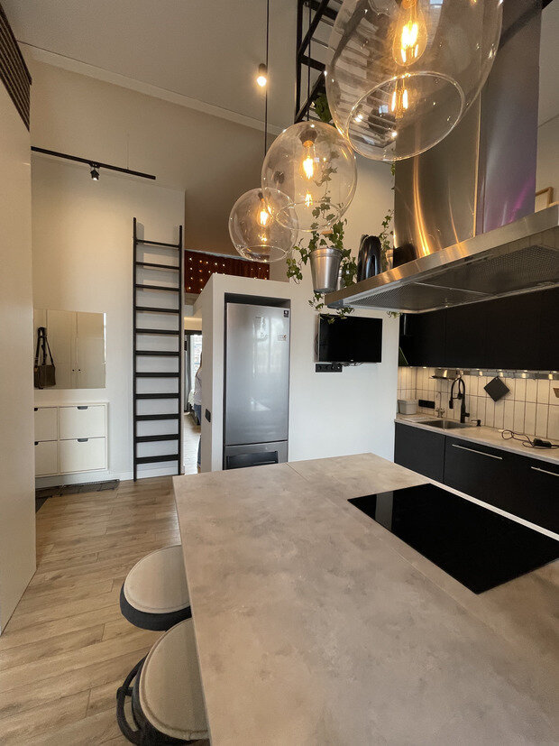 Фотография: Кухня и столовая в стиле Скандинавский, Современный, Ремонт на практике – фото на INMYROOM
