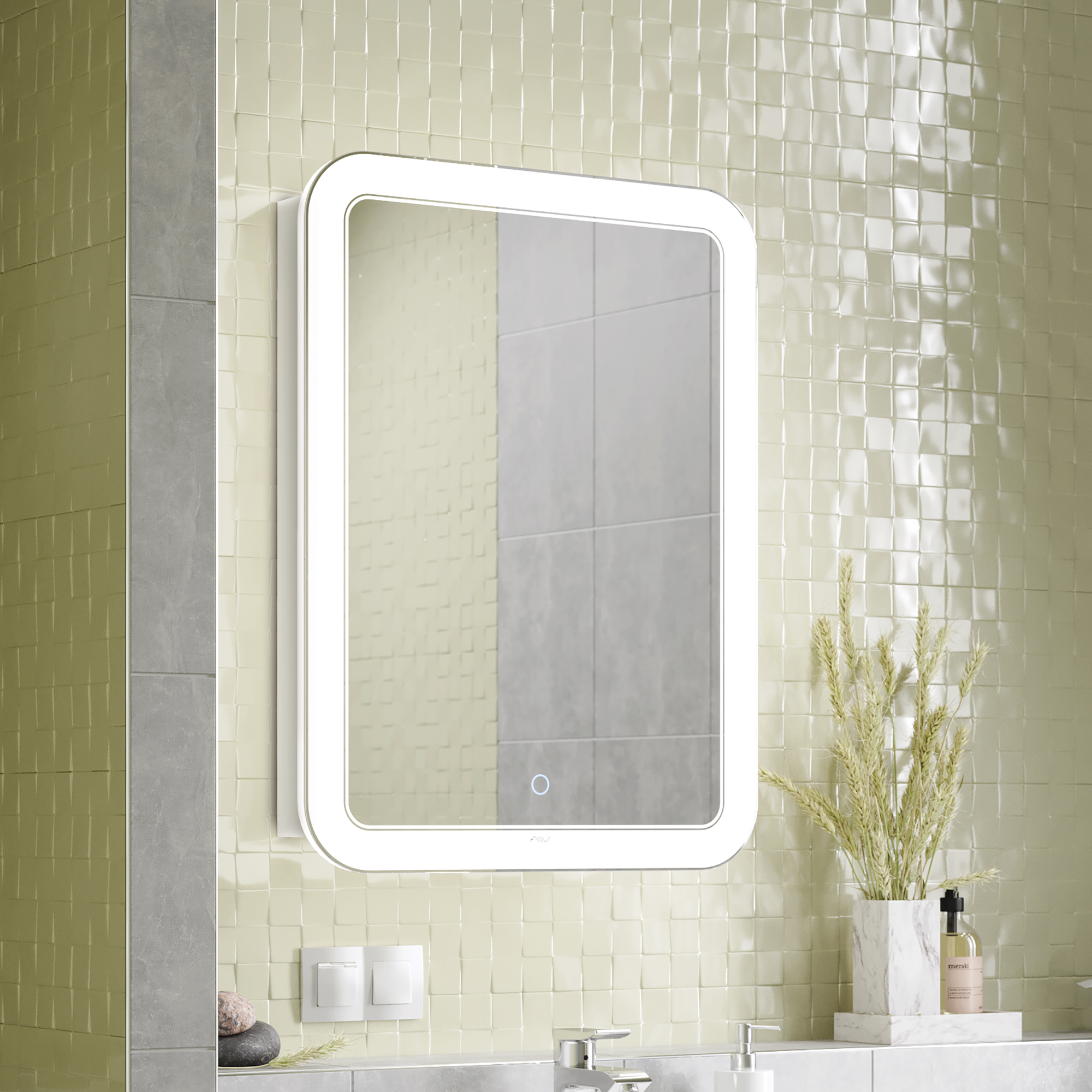 

Шкаф зеркальный Vanda Lux 60 с подсветкой